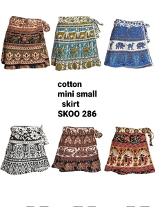 Venta al por mayor Lote Hermosa Vintage Indian Cotton Mandala Falda Mujer Long Mini Wrap Maternidad Característica Tallas grandes - Product Image 2