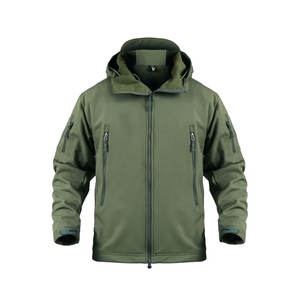 Veste tactique à capuche Softshell durable et de meilleure qualité, logo et couleur personnalisés - Product Image 1