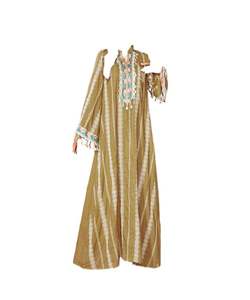 Robe Abaya Longue en Lin Islamique pour Femmes Design Modeste Respirant Taille et Logo Personnalisables Vente en Gros - Product Image 1