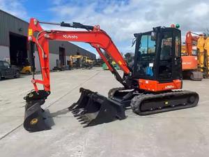 Miniexcavadora EPA EURO5, excavadora hidráulica de 3,5 toneladas, miniexcavadora empacadora, excavadora de motor Kubota, envío gratuito - Product Image 2