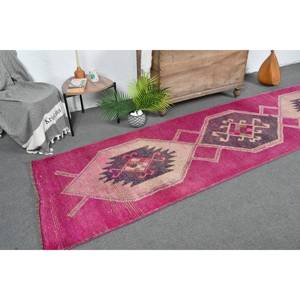 พรมปูพื้นขนสัตว์ตุรกีสีม่วงม่วงวินเทจขนาด31x108ฟุตชุดลาเท็กซ์สำรองขนาดใหญ่สำหรับตกแต่งห้องรับแขกโถงทางเดินวัยรุ่น - Product Image 1