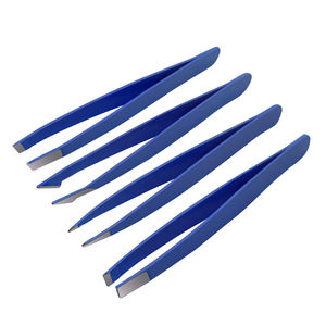 Pinzas Profesionales para Pestañas de Acero Inoxidable Antimagnéticas, Punta Suave, 10 mm de Longitud, Empaque Personalizado, Logotipo Personalizado, Alta Calidad - Product Image 2