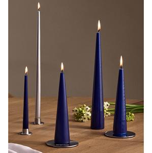 Portavelas cónico de latón hecho a mano con acabado dorado para el hogar y la boda vela ligera cena decoración vela cónica - Product Image 3