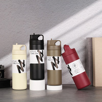 Thermos de style japonais 380ML 510ML en acier inoxydable 18/8, tasse à café de voyage écologique, isolation thermique sous vide 6-12 heures