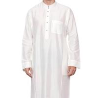 Vente en gros de jubbah marocaine de haute qualité pour hommes, robe arabe musulmane pour hommes, vêtements islamiques