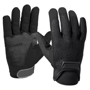Guantes protectores de cuero de calidad personalizada dedos completos alto rendimiento a prueba de viento Anti-Pilling para esquí ciclismo pesca al aire libre - Product Image 3