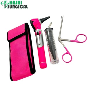 Ensemble d'otoscope de diagnostic ORL haut de gamme avec lumière LED et pinces crocodiles - Product Image 6
