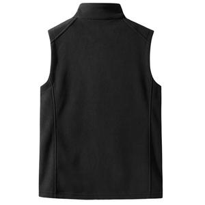 Logo personnalisé broderie polaire gilet hommes vente en gros sans manches polaire gilet pour vêtements de plein air - Product Image 4
