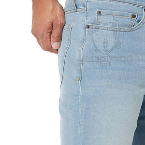 Hot Sale Custom Made Denim Jeans <b>Shorts</b> Summer Casual Breathable Lightweight Men's <b>Shorts</b> with <b>Zippers</b> - Product Image 5