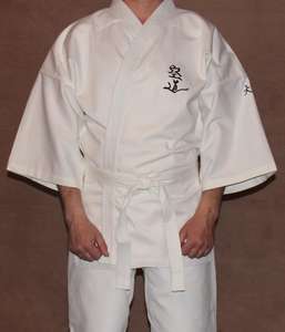 Kimono Kudo en coton en gros, uniforme blanc, 100% coton, vêtements d'entraînement d'arts martiaux Kudo - Product Image 1