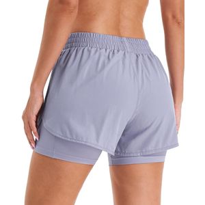 Quantité minimale de commande bas 100% Polyester Séchage rapide Gym Fitness Workout Athletic Running Training Shorts pour femmes - Product Image 2
