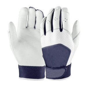 Sublimación Logo Diseño Puño corto Guantes de bateo de béisbol Jóvenes Niños Hombres Entrenamiento personalizado Cuero Béisbol Softball Guantes - Product Image 3