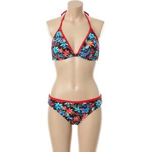 Traje de Baño de Dos Piezas de Poliéster Estampado para Mujer, Bikini de Tela Resistente, Verano, Playa, Fabricante Mayorista OEM - Product Image 3