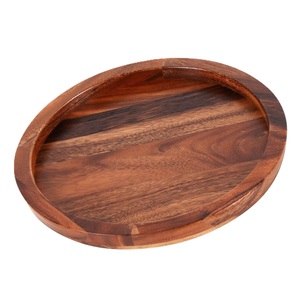 High Trending Classic Design Modern Style Wooden Serving <b>Tray</b> & Charging Plate Elegant Wooden <b>Dinner</b> Plate - Product Image 4