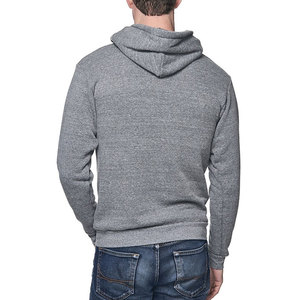 37055 Unisex Tri-blend Fleece Pullover Sudadera con capucha Color Slim Fit Hip Hop Precio Bajo Moq Etiqueta privada Sudadera con capucha Logotipo de la marca - Product Image 4