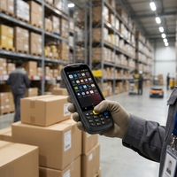 Chainway C6000 PDA Resistente y Portátil con Android 10/13 para Gestión de Inventario/Almacén, NFC con Escáner de Código de Barras 2D, en Stock
