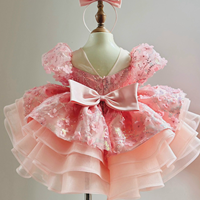 Robe de princesse Nhung Nguyen pour bébés filles, 2 robes courtes à sequins et jupe évasée, fabrication OEM ODM, prix compétitif, fabriqué au Vietnam, pour grandes enfants