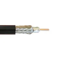 Câble HLF 400 CCA haute performance 50 ohms, câble coaxial en aluminium plaqué cuivre pour la télécommunication, transmission RF à faible perte