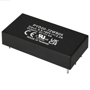 PYD20 ซีรีส์ 20W ตัวแปลงไฟ DC-DC แบบเอาต์พุตเดี่ยวและคู่ รุ่นติดตั้งบนบอร์ด PYD20-72WD12 PYD20-72WD15 PYD20-72WD24 PYD20-72WS05 - Product Image 1