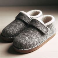 Meilleure chaussure d'hiver en feutre de laine pour régions froides - Chaude, douce, antidérapante, confortable, respirante, légère, automne