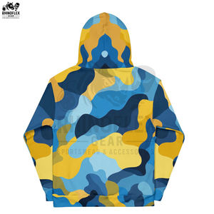 Sudadera con Capucha de Camuflaje de Alta Calidad, Estilo Pullover Personalizado, Básica, Mezcla de Algodón, Ropa Urbana, Sudaderas con Capucha de Camuflaje para Hombre - Product Image 2