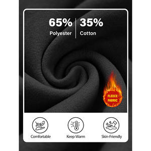 Wholesale Custom Drop Shoulder Pullover Hoodies Men 100%Cotton Fleece <b>Sweatshirt</b> <b>Embroidery</b> Puff Print Solid Terry Men's Hoodies - Product Image 4