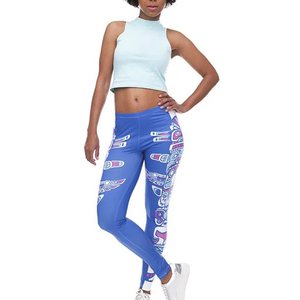 Vêtements de fitness populaires Leggings pour femmes de taille adulte pour adultes Collants premium sublimés Leggings athlétiques pour femmes de couleur unie - Product Image 4