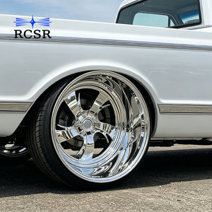 Rueda Forjada RCSR Billet Specialties Estilo Deep Dish de Alto Brillo 5*127 5*5 5*120 5*4.75 de 24 y 26 Pulgadas para Camioneta Chevrolet C10 - Product Image 1