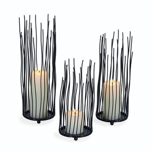 Wholesale Price Candle Stand Luxury Home Decorative New Design Handmade New Style Christmas Candle Holder <b>Silver</b> - Product Image 2