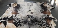Cetak warna sapi terpisah timbul kulit asli modis sapi hitam Split Skincow kulit Safari 1.2mm-1.6mm Anti pil lembut
