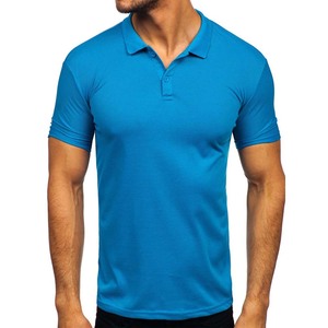 Camiseta de Golf de Manga Corta con Logotipo Personalizado OEM, 100% Algodón, Polo Personalizado para Hombre - Product Image 1