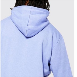 Vente en gros de sweats à capuche décontractés pour hommes avec étiquette personnalisée Patch en chenille brodé en détresse pour la saison d'automne - Product Image 6