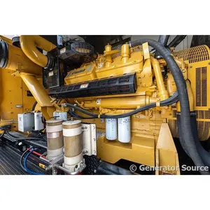 Groupe électrogène diesel triphasé d'occasion de 600 kW, 277/480 V, sur remorque, pour alimentation de secours commerciale - Product Image 3