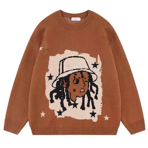 Pull en maille d'hiver doux et chaud, logo personnalisé, unisexe, confortable, décontracté, tendance, haute qualité, usage quotidien, commande en gros - Product Image 3