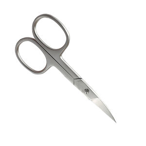 Ciseaux à ongles de beauté 3.5 "Top qualité beauté ongles lames fines ciseaux à cuticules en acier allemand avec logo personnalisé - Product Image 4