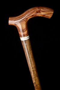 Bastón de madera ajustable a menudo con múltiples nudos, bastón de madera fuerte para ancianos por Standard International - Product Image 4