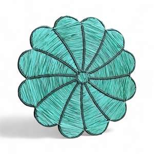 Alfombra Moderna de Rafia de Madera para Plantas y Uso en Jardines, Balcones, Dormitorios y Salas de Estar - Product Image 1