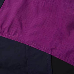 Vente en gros veste unie coupe-vent avec logo personnalisé pull à capuche avec fermeture éclair complète pour hommes veste coupe-vent anorak colour block - Product Image 6