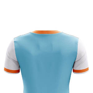 Maillot de cricket imprimé par sublimation avec col et fermeture demi-boutonnée, design haut de gamme, service OEM - Product Image 4