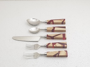 Amazing Hot Selling Design Best Reasonable Prices Direct From Indian Manufacturer Resin & Stainless Steel Flatware Set - Product Image 6