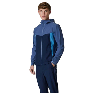 Chaquetas cortavientos de dos tonos de moda para hombres, chaquetas ligeras impermeables y transpirables para ropa informal y atlética - Product Image 1