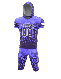 Drapeau de football de haute qualité de conception OEM en gros et maillot à capuche de sublimation uniforme de compression 7v7 - Product Image 3