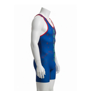 Combinaison de lutte confortable pour garçons, OEM, compression, logo personnalisé, uniforme d'équipe idéal, ensembles de lutte pour hommes - Product Image 4