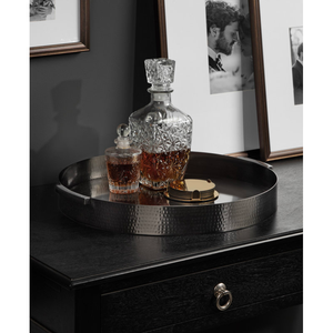 Plateau de service de luxe pour hôtel et restaurant, plateau de décoration moderne en métal poli, plateau de rangement pour assiettes à dîner, vente chaude - Product Image 4