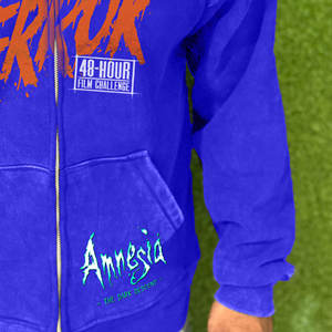 Sweat à capuche zippé délavé personnalisé pour homme, coupe classique, streetwear, délavé à l'acide, usé, 100% coton - Product Image 4