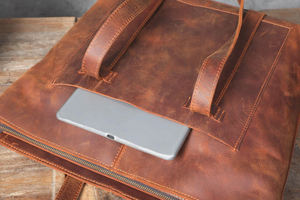 Elegante bolso de mano para mujer, bolso de hombro de cuero genuino, monedero de gran capacidad para oficina, viaje, 2017 - Product Image 6