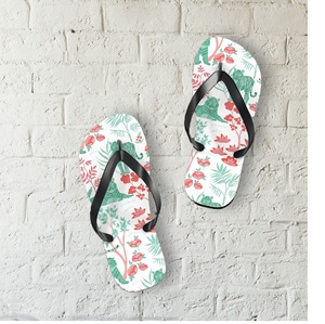 2024 pantoufle de haute qualité sur mesure pantoufle plate légère pour hommes mode plaine blanc tongs sandales plage pantoufle - Product Image 5