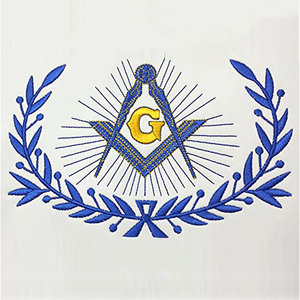 Tabliers maçonniques personnalisés en tissu brodé à la main avec LED clignotantes 3D, couleurs personnalisées, robustes, à coudre, fabriqués au Pakistan - Product Image 3