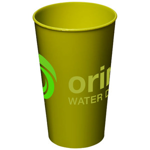 Tasse en plastique de couleur sable 375ml promotionnelle - Product Image 2