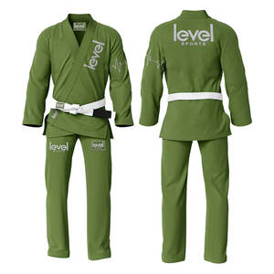 Personalizado Jiu Jitsu Kimono Set OEM artes marciales uniforme 100% algodón BJJ Gi para entrenamiento MMA precios competitivos al por mayor 10 juegos - Product Image 5